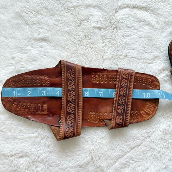 Man made leather unisex slides size 10 US - Picture 4 of 4